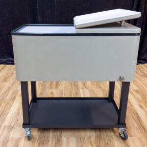 Ice Chest Cart Light Gray