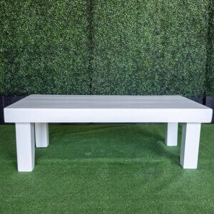 2' x 4' Coffee Table White