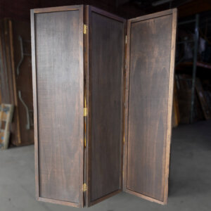 3 Panel Vineyard Folding Privacy Screen