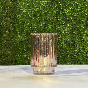 Etched Metallic Votive - Large