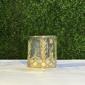 Etched Metallic Votive - Small
