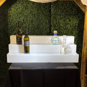 3 Shelf LED Display Frosted