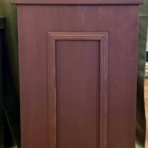 24" Sq Hemlock Bar Pedestal